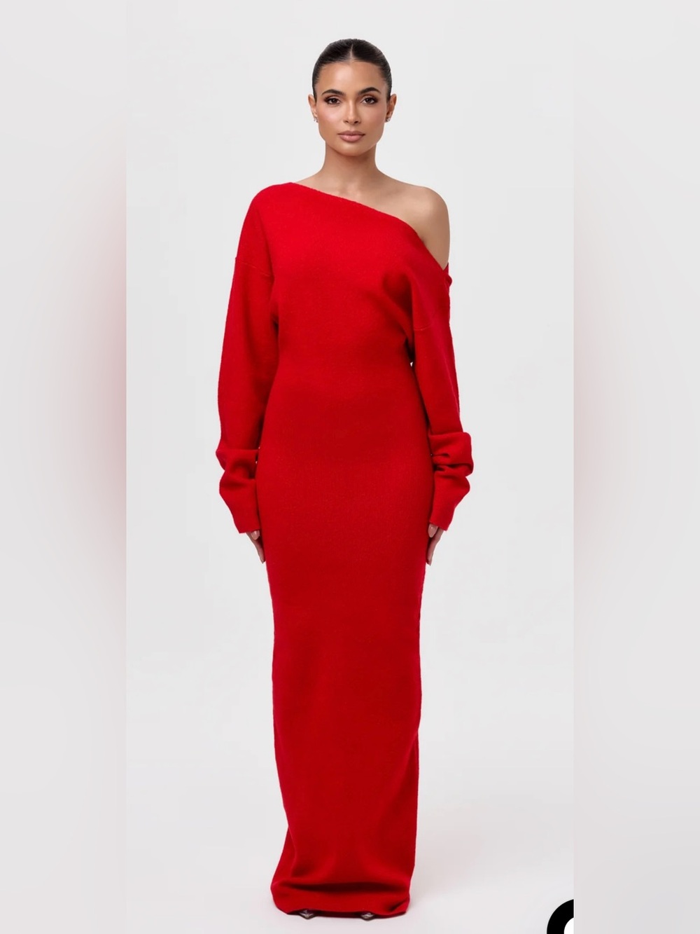 Naked Wardrobe Red Off-Shoulder Maxi Dress ❤️